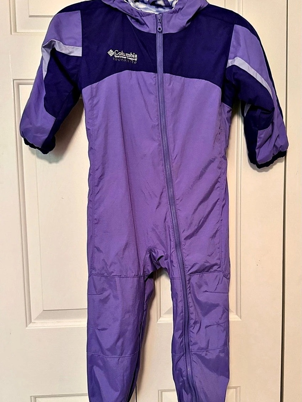 Columbia Techtonite Girls 4T Purple Blue One-Piece
